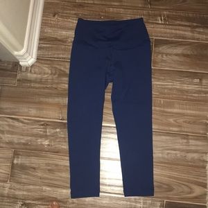Navy workout leggings